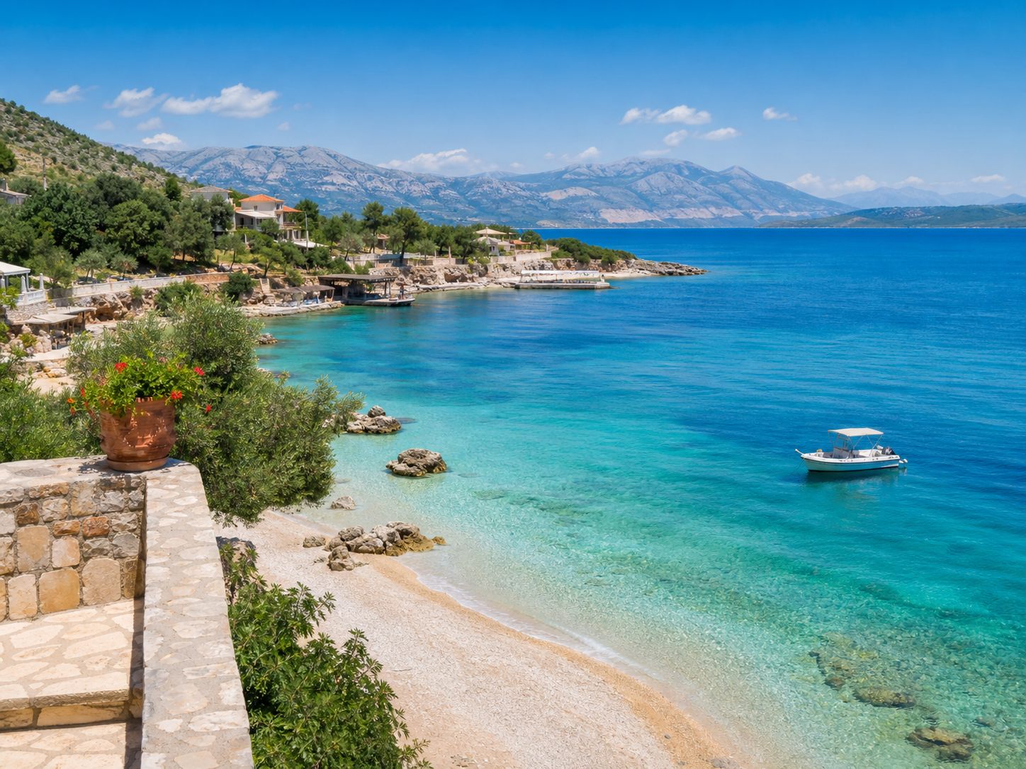Albanian Riviera coastline