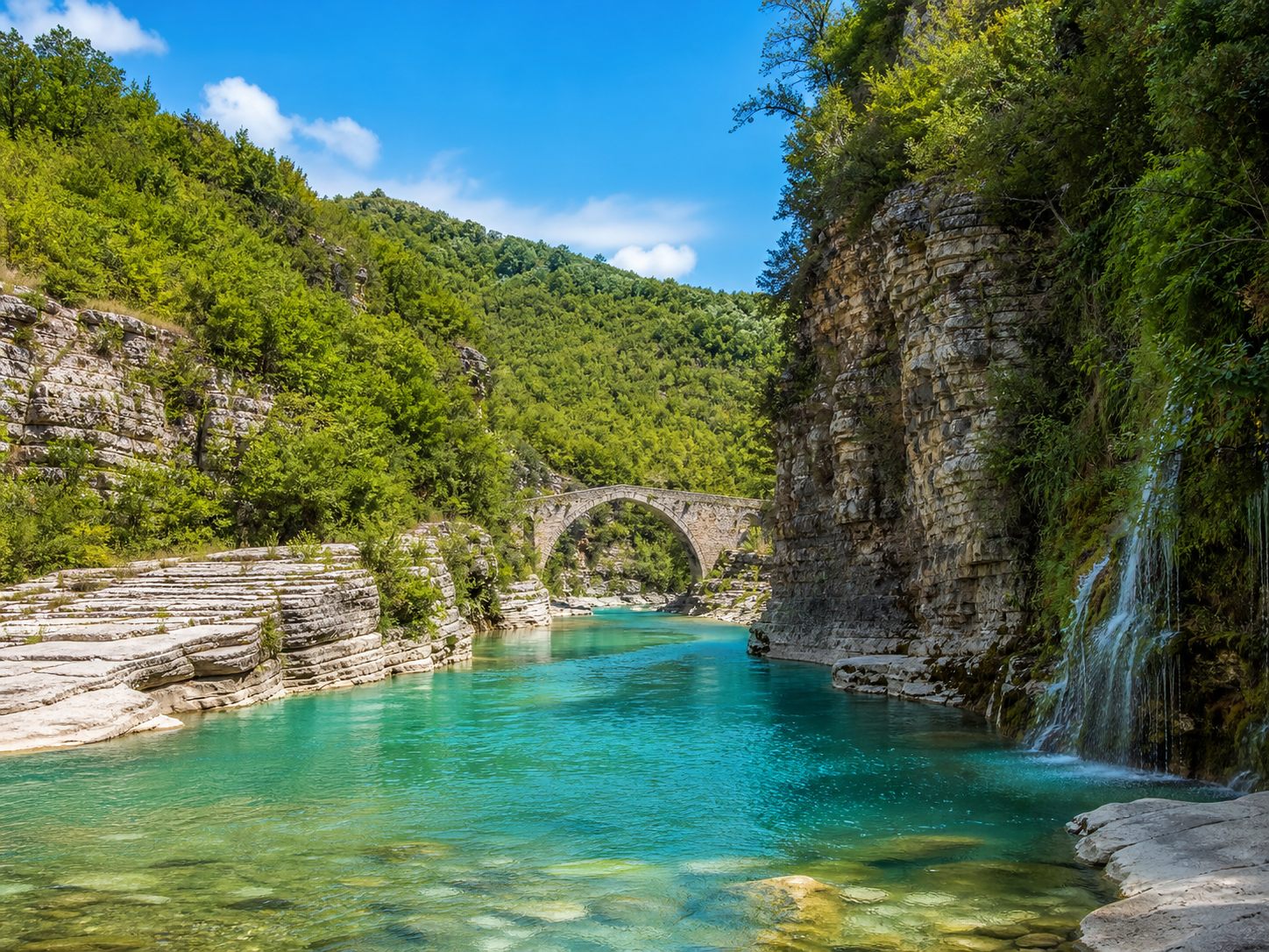 Osumi Canyon with turquoise river